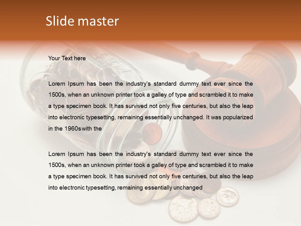 Change Penalty Auction PowerPoint Template