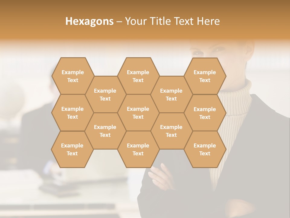 Young Caucasian Manager PowerPoint Template