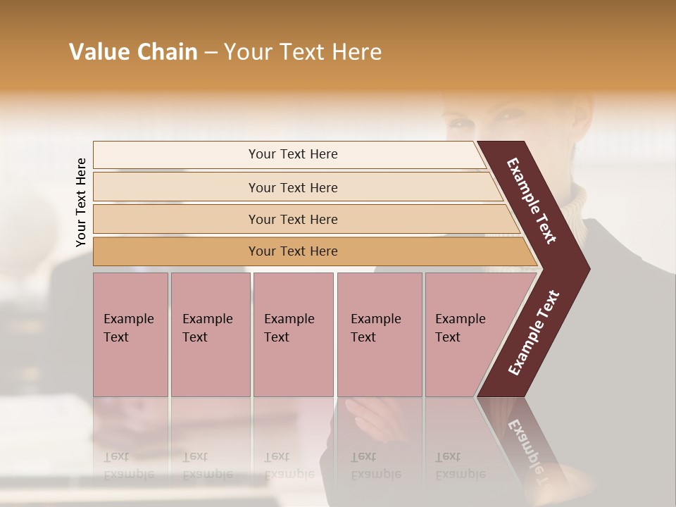Young Caucasian Manager PowerPoint Template
