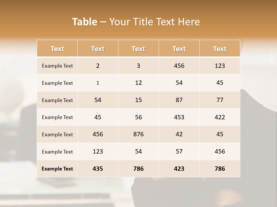 Young Caucasian Manager PowerPoint Template