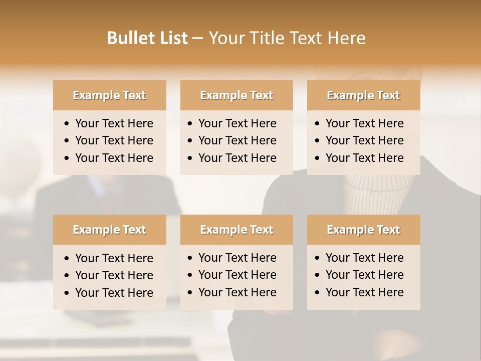 Young Caucasian Manager PowerPoint Template
