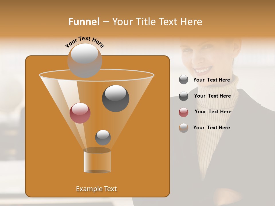 Young Caucasian Manager PowerPoint Template