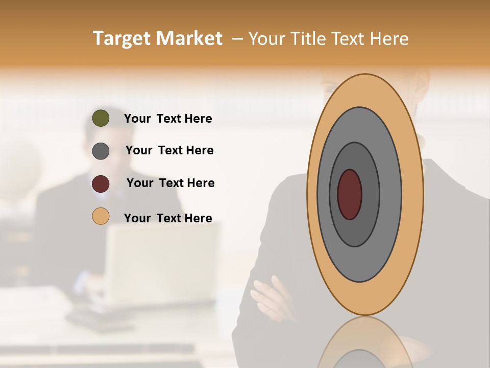 Young Caucasian Manager PowerPoint Template