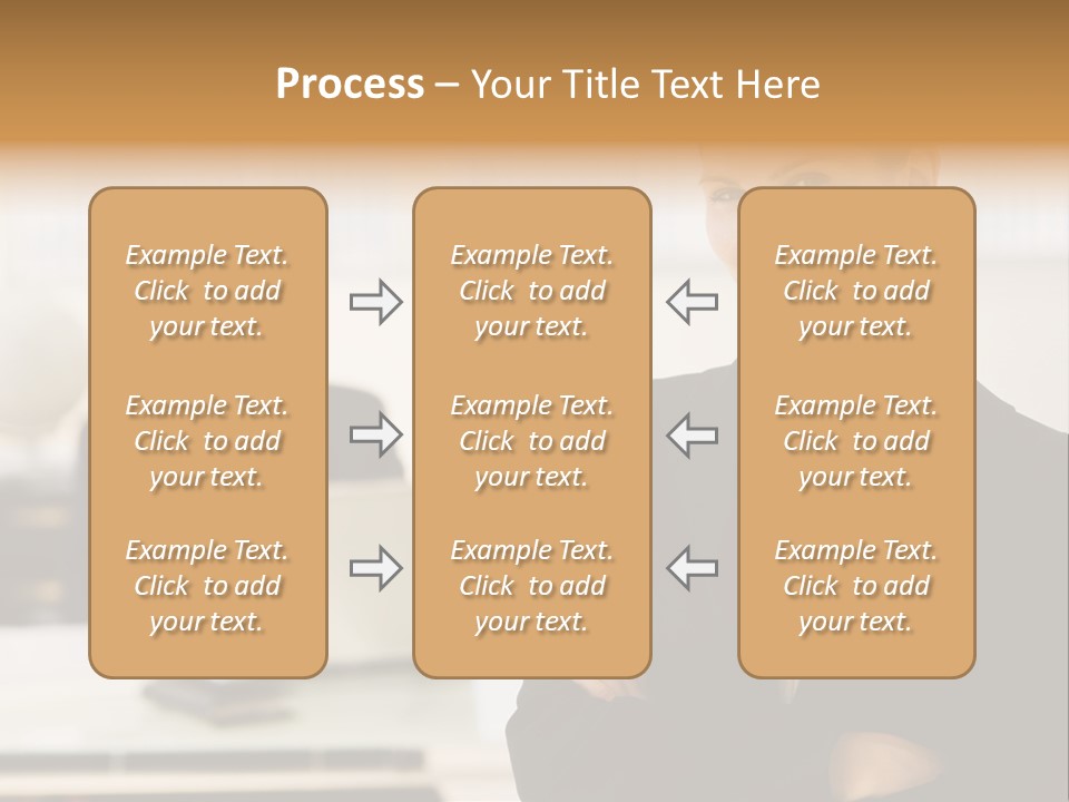 Young Caucasian Manager PowerPoint Template