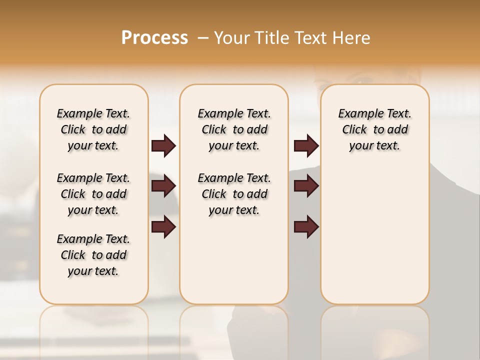 Young Caucasian Manager PowerPoint Template