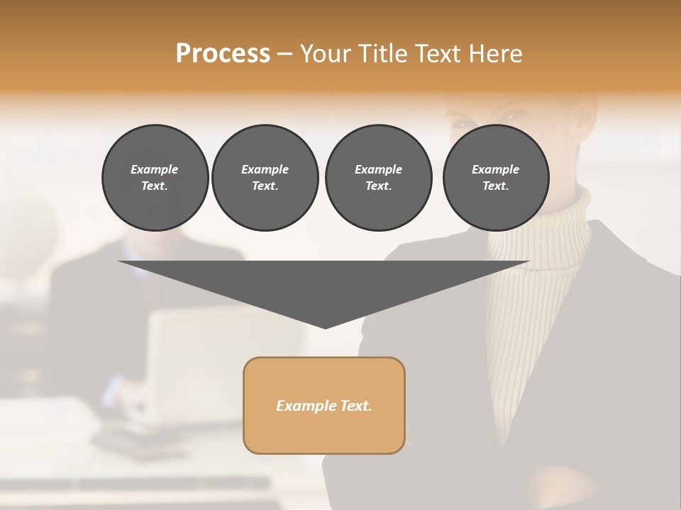 Young Caucasian Manager PowerPoint Template