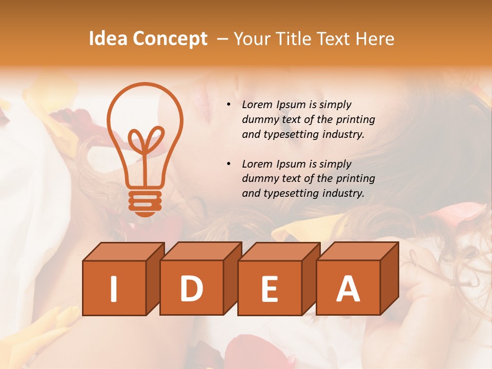 Sleep Yellow Romance PowerPoint Template