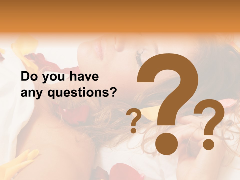 Sleep Yellow Romance PowerPoint Template