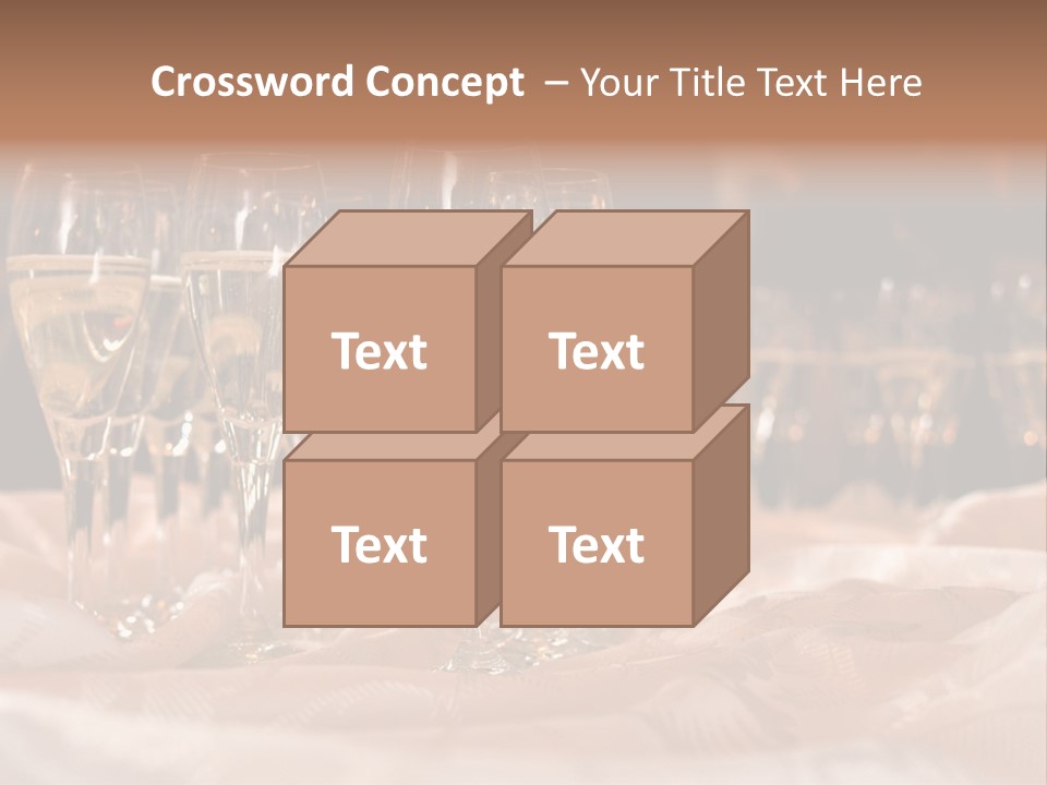 Table Family Bridegroom PowerPoint Template