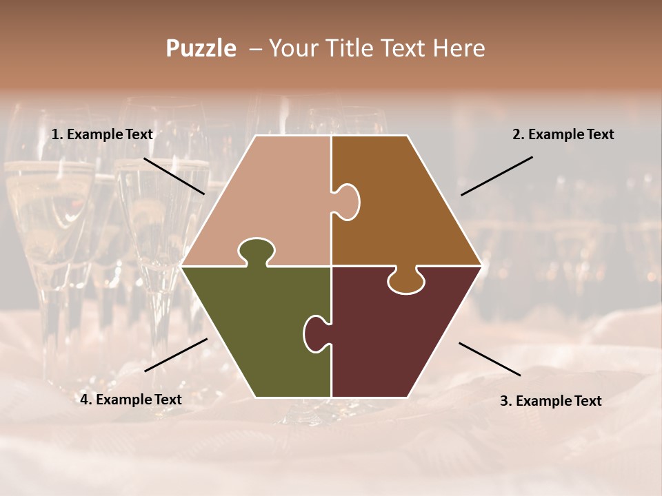 Table Family Bridegroom PowerPoint Template