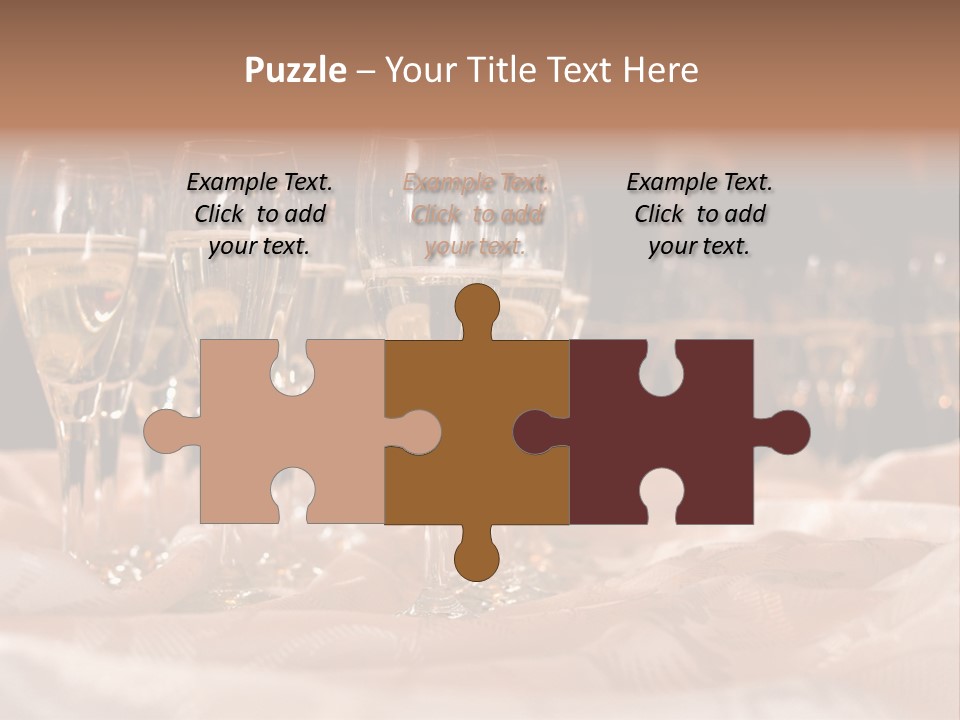 Table Family Bridegroom PowerPoint Template