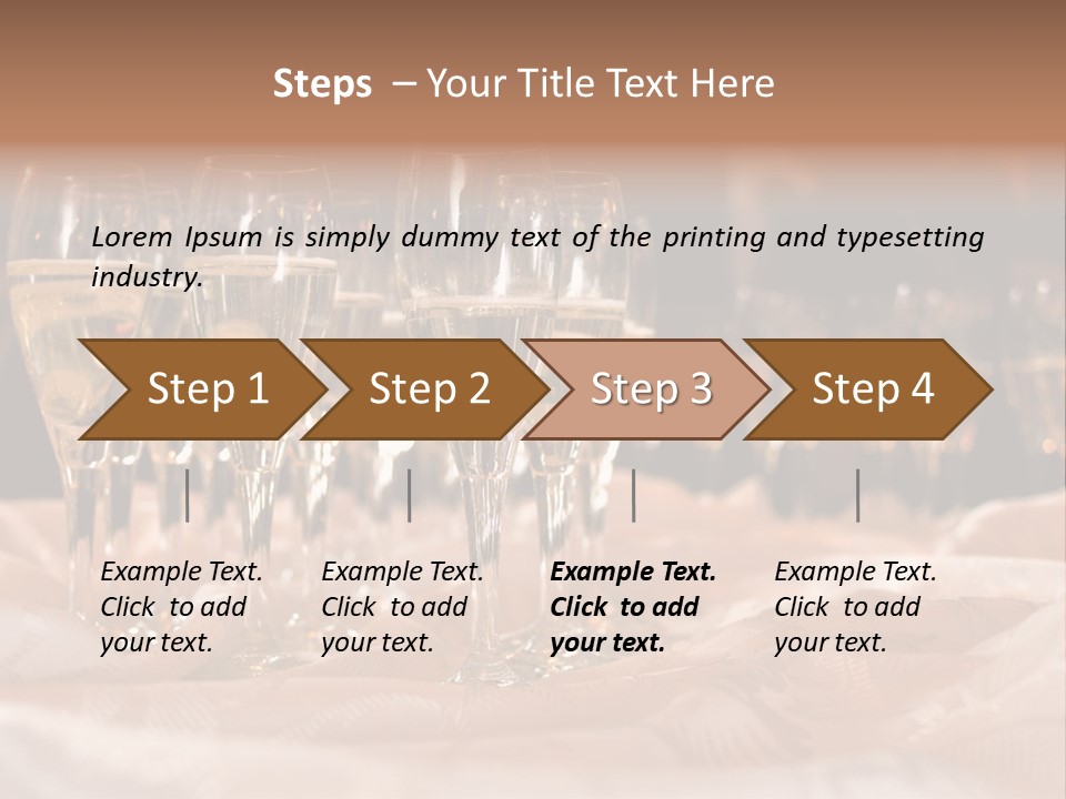 Table Family Bridegroom PowerPoint Template