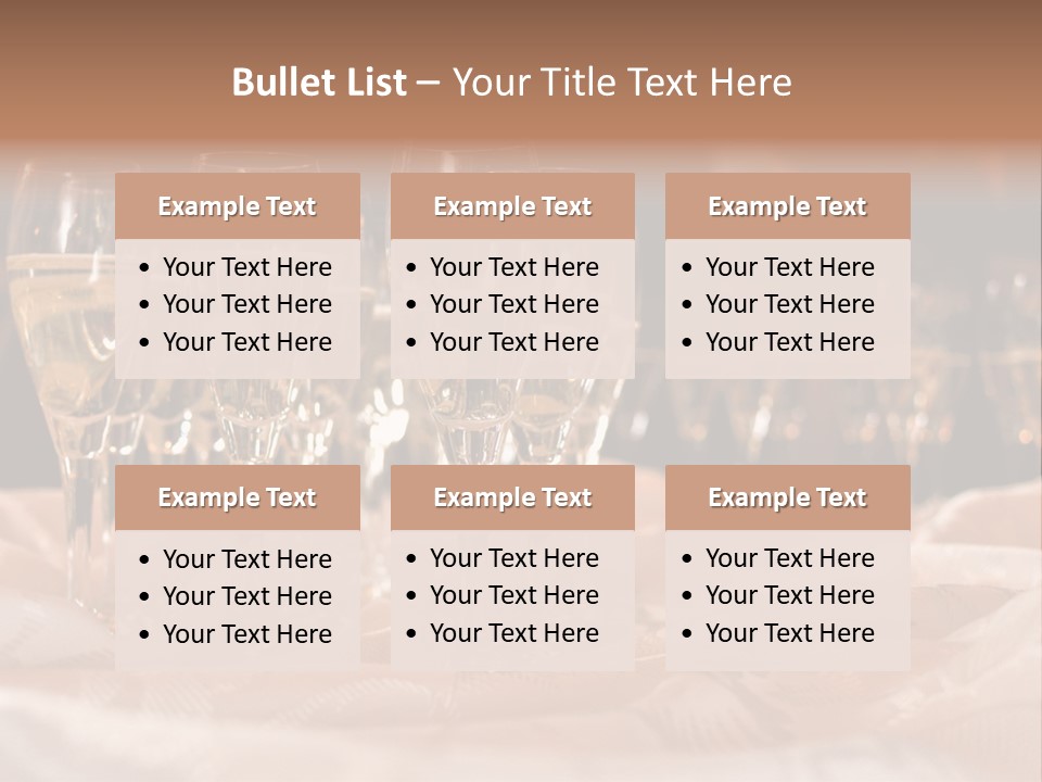 Table Family Bridegroom PowerPoint Template