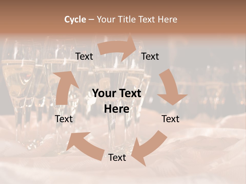 Table Family Bridegroom PowerPoint Template