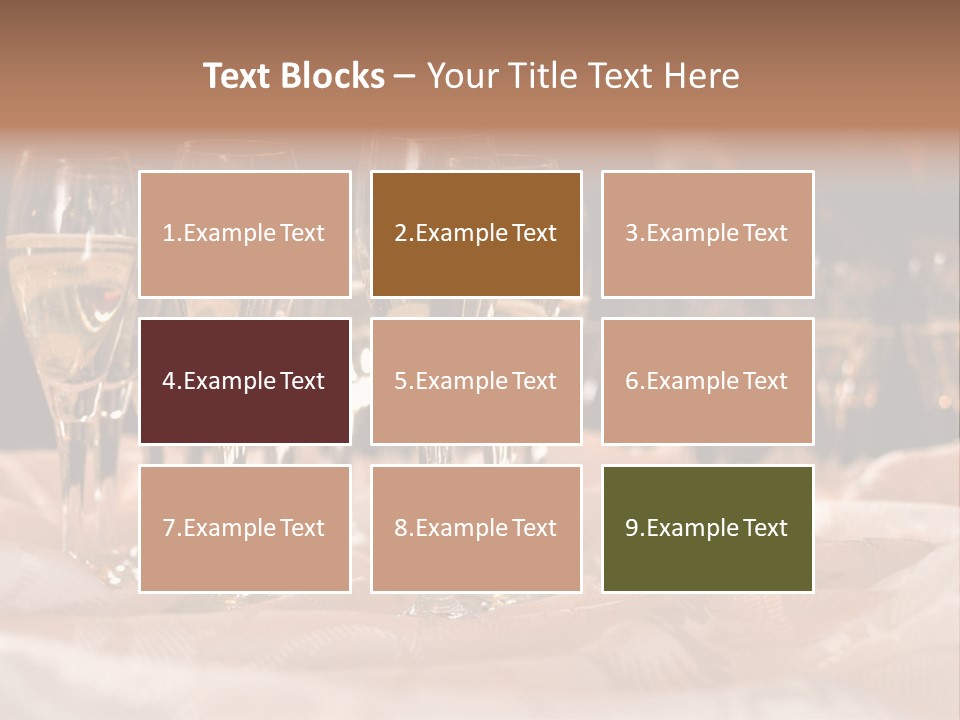 Table Family Bridegroom PowerPoint Template