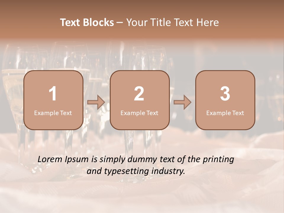 Table Family Bridegroom PowerPoint Template