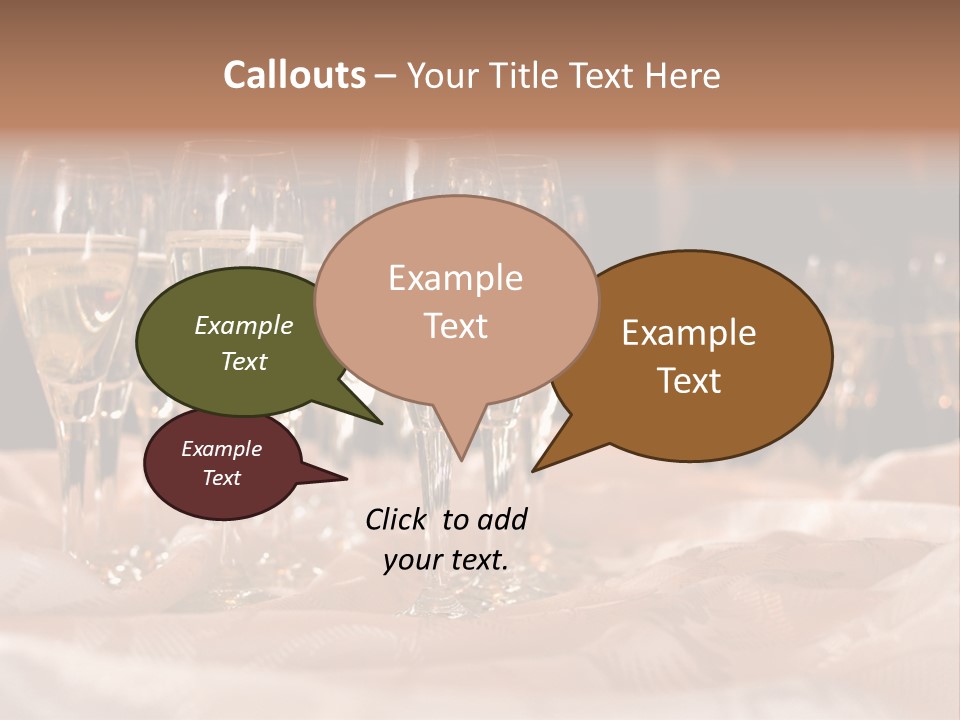 Table Family Bridegroom PowerPoint Template