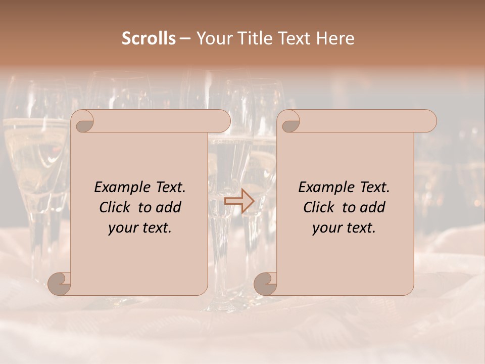 Table Family Bridegroom PowerPoint Template