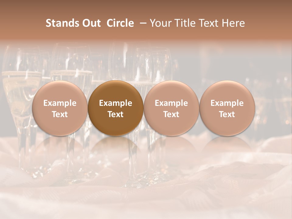 Table Family Bridegroom PowerPoint Template