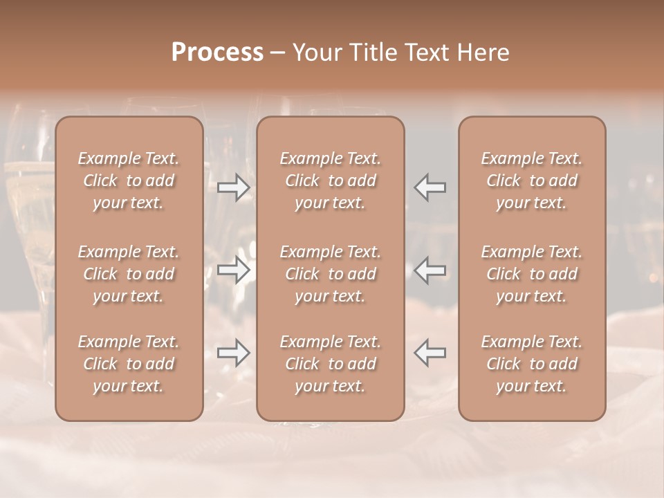 Table Family Bridegroom PowerPoint Template