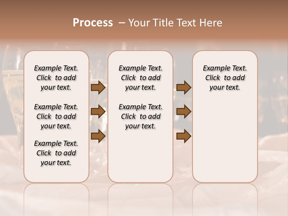 Table Family Bridegroom PowerPoint Template