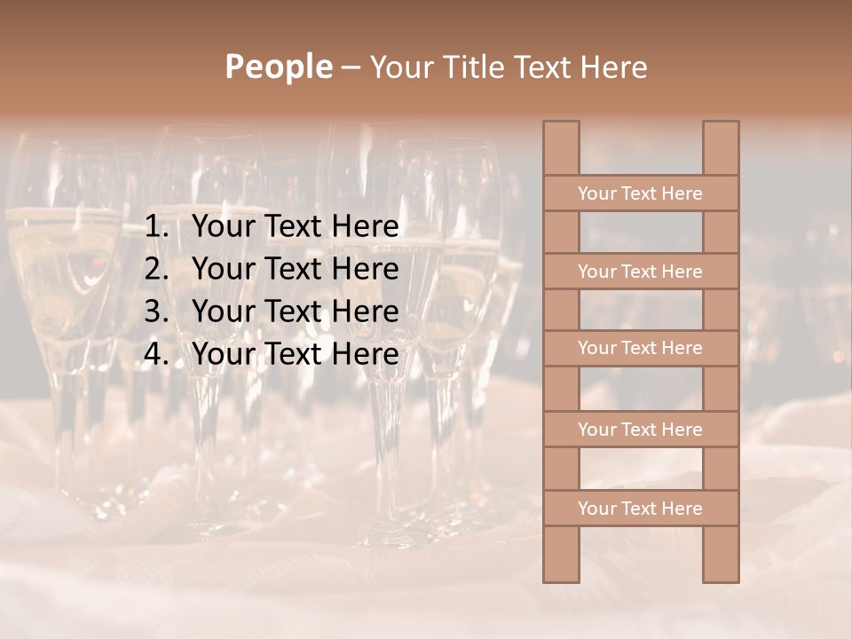 Table Family Bridegroom PowerPoint Template