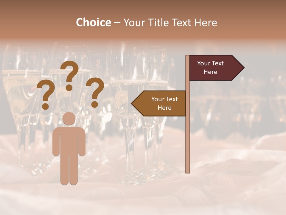 Table Family Bridegroom PowerPoint Template