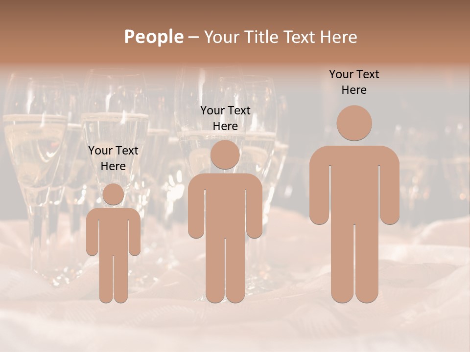 Table Family Bridegroom PowerPoint Template