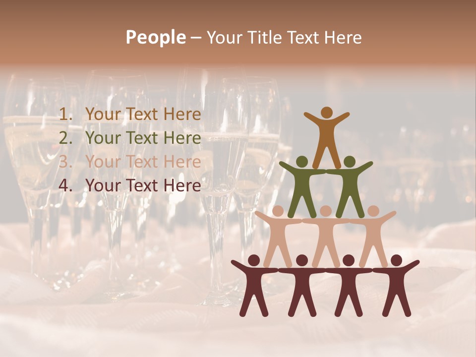 Table Family Bridegroom PowerPoint Template