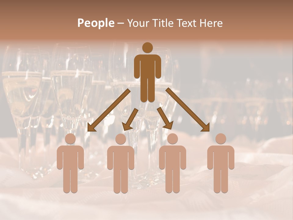 Table Family Bridegroom PowerPoint Template