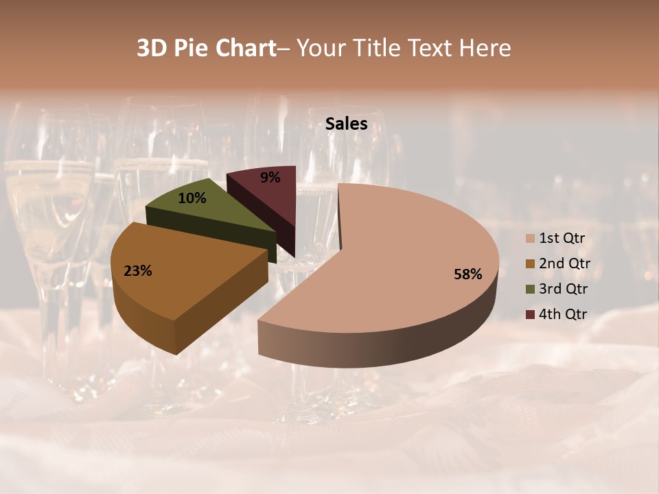 Table Family Bridegroom PowerPoint Template