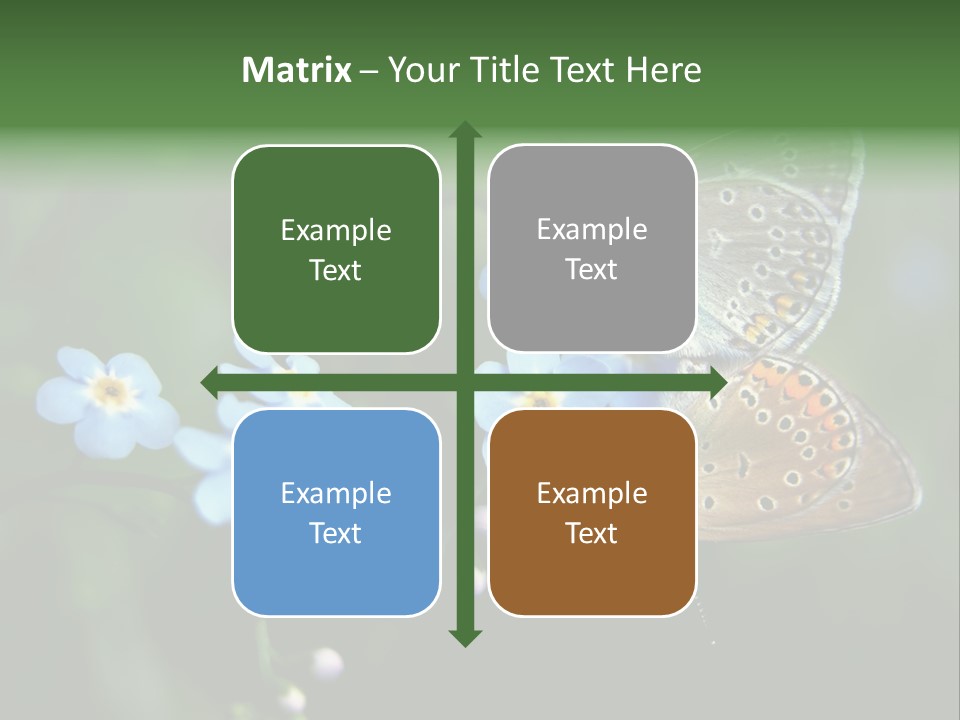 Floral Nature Peace PowerPoint Template