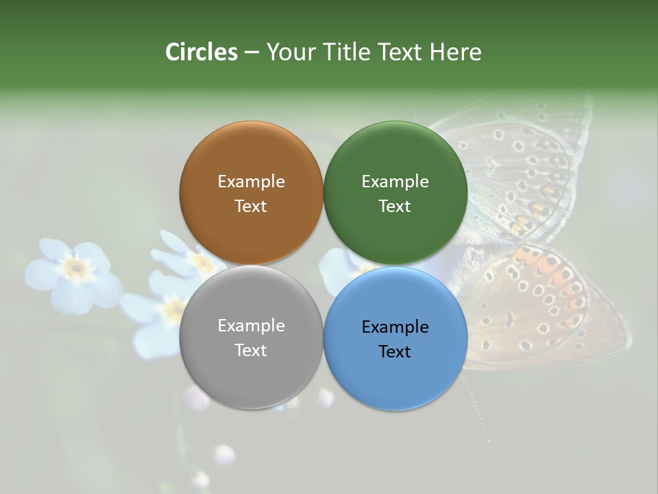 Floral Nature Peace PowerPoint Template