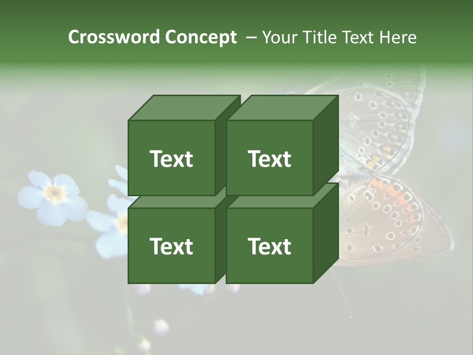 Floral Nature Peace PowerPoint Template