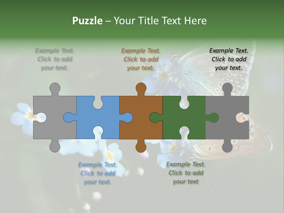 Floral Nature Peace PowerPoint Template