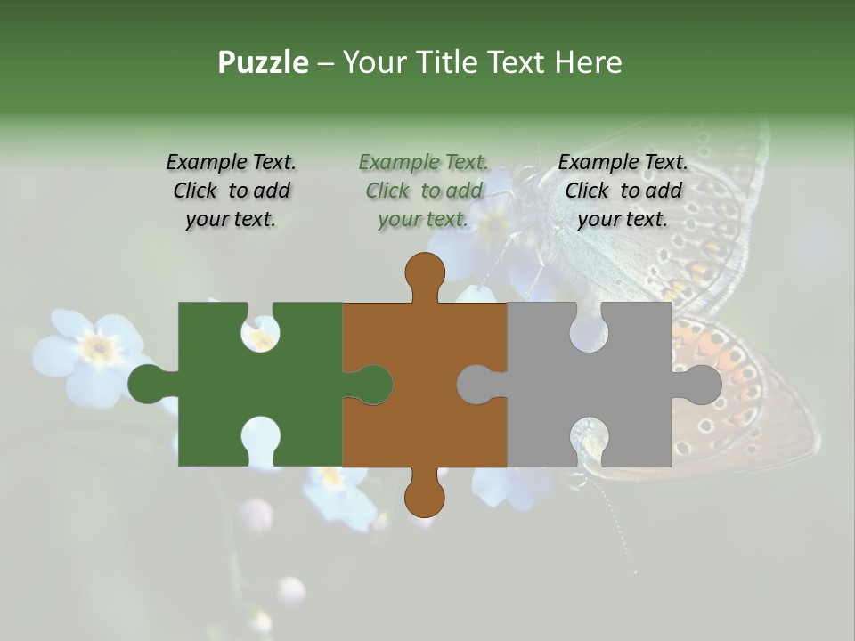 Floral Nature Peace PowerPoint Template