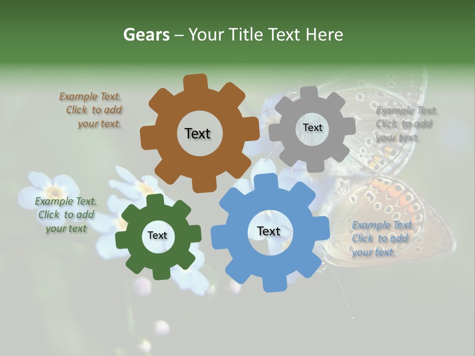 Floral Nature Peace PowerPoint Template