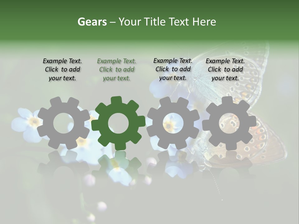 Floral Nature Peace PowerPoint Template