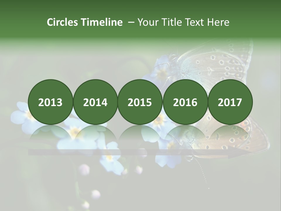 Floral Nature Peace PowerPoint Template