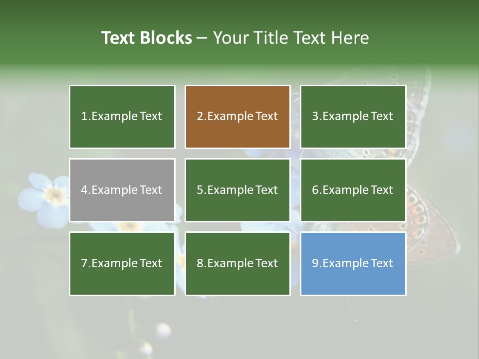Floral Nature Peace PowerPoint Template