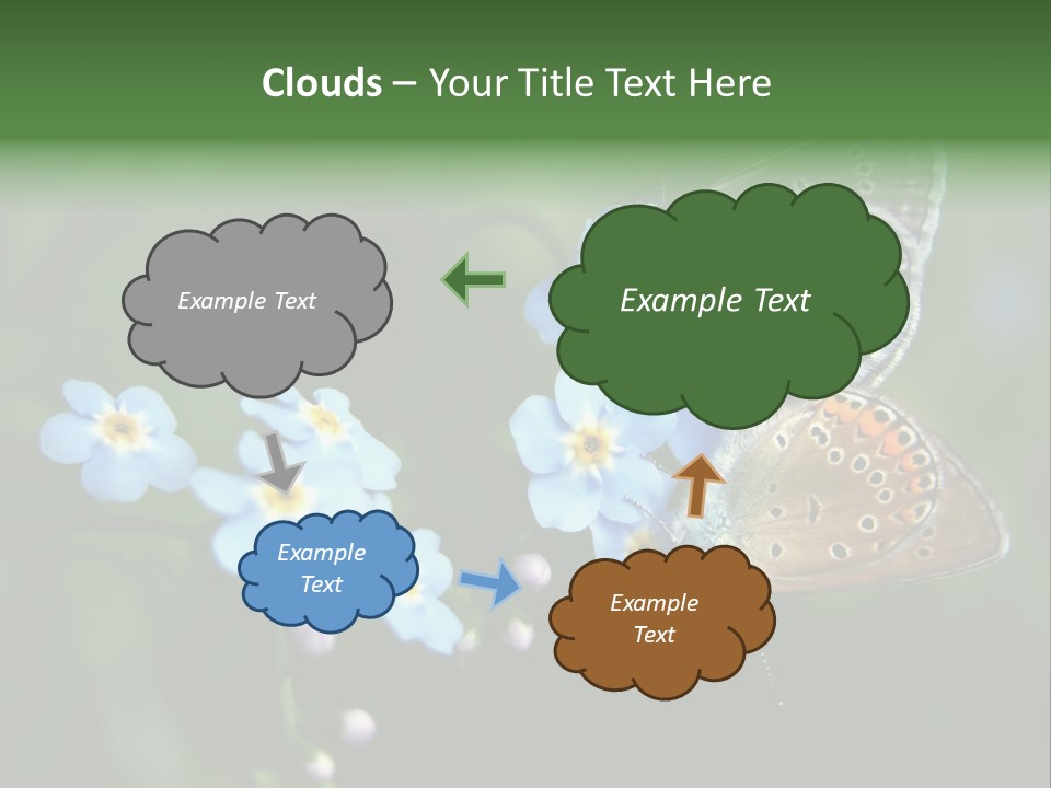 Floral Nature Peace PowerPoint Template