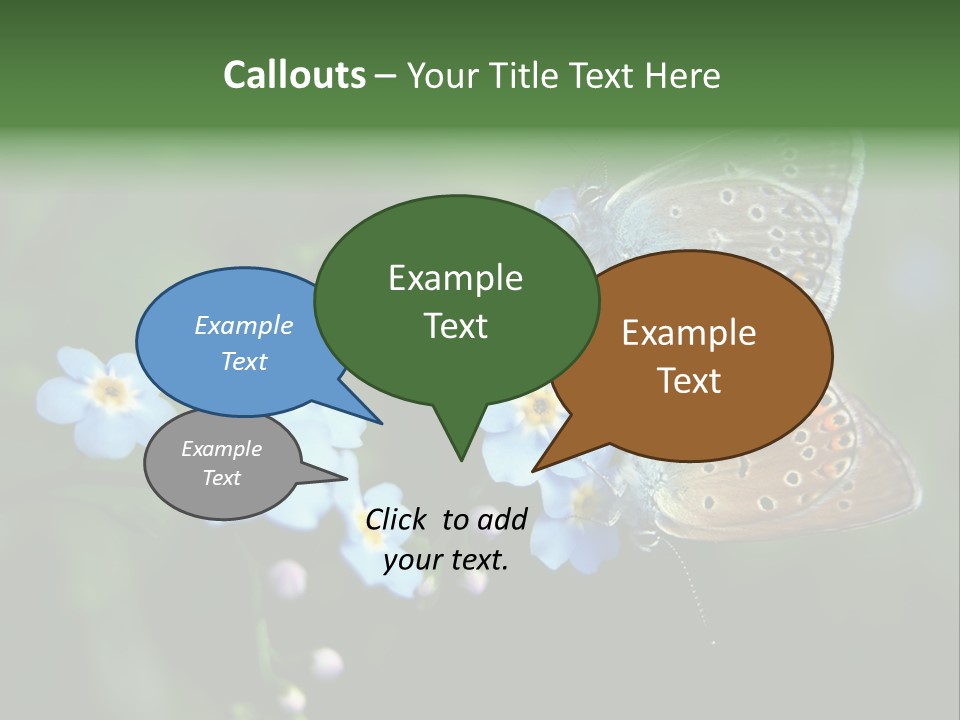 Floral Nature Peace PowerPoint Template