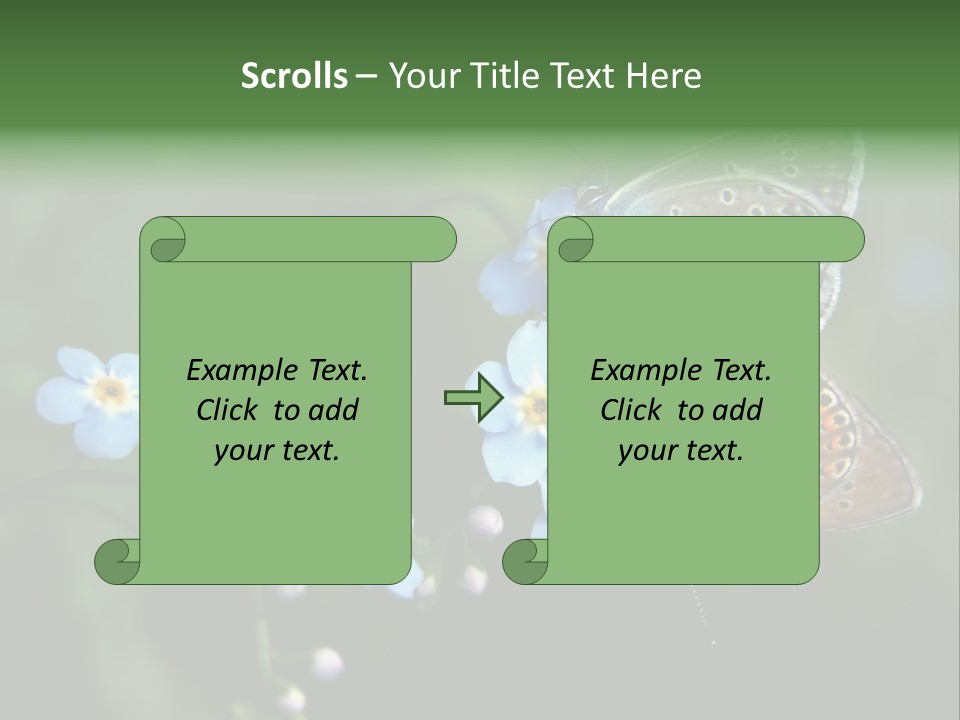 Floral Nature Peace PowerPoint Template