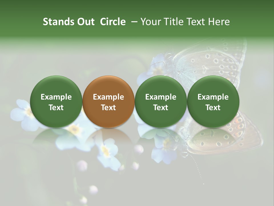 Floral Nature Peace PowerPoint Template