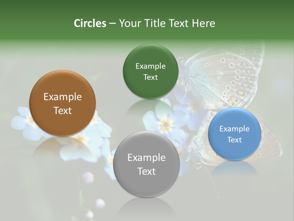 Floral Nature Peace PowerPoint Template