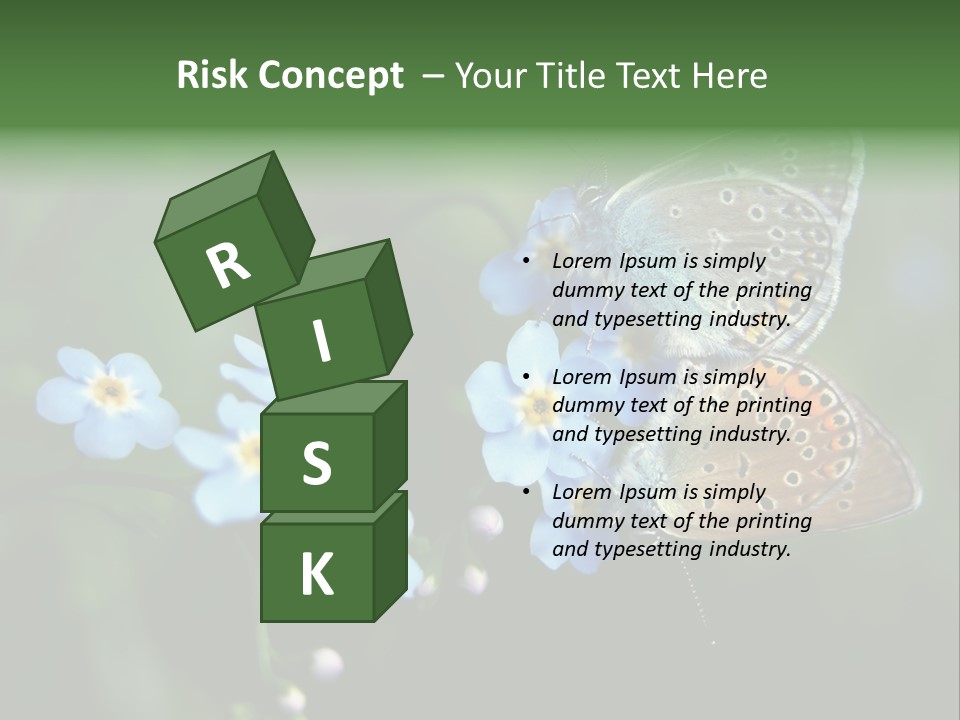 Floral Nature Peace PowerPoint Template