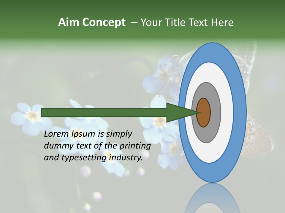 Floral Nature Peace PowerPoint Template