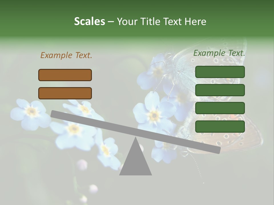 Floral Nature Peace PowerPoint Template