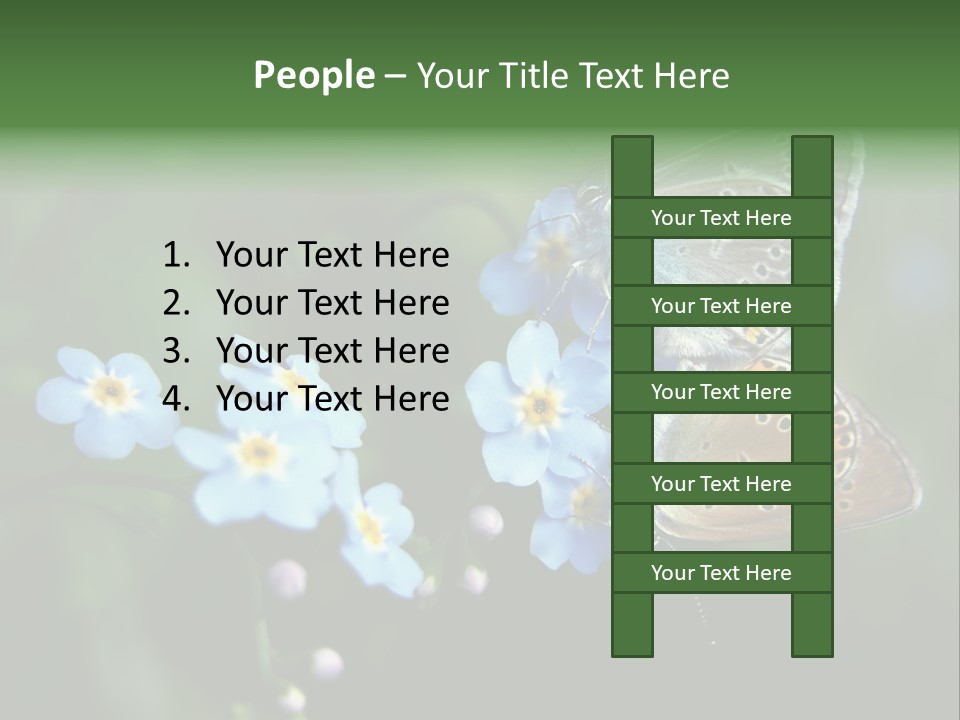 Floral Nature Peace PowerPoint Template