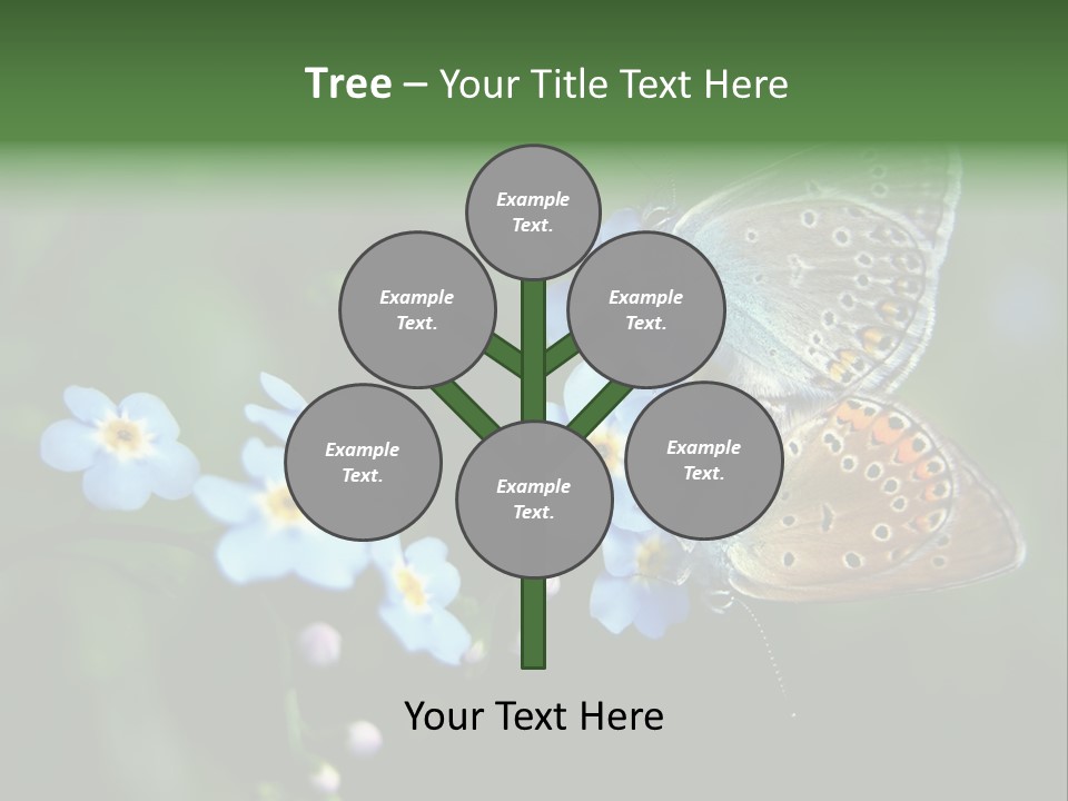 Floral Nature Peace PowerPoint Template